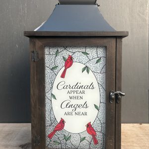 Cardinal Lantern 19in.